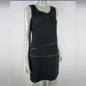 NWT MICHAEL KORS Zipper accent sleevless sheath dress 20W